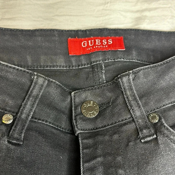Guess Distressed black skinny jeans - Picture 2 of 5